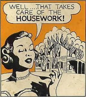 Well... that takes care of the housework!