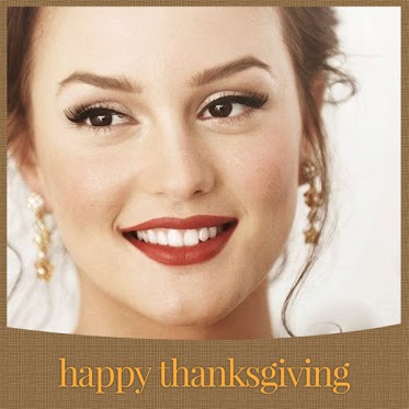 Happy Thanksgiving! Leighton Meester