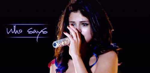 Selena Gomez crying Who says