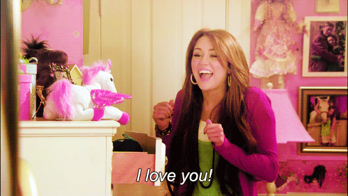 Miley Cyrus: I love you