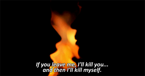 If you leave me, I'll kill you... and then I'll kill myself.