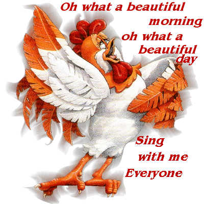 What beautiful morning, What beautiful day. Sing with me Everyone