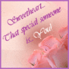 Sweetheart That Special Someone Is You