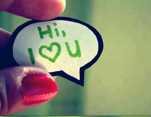 Hi, I love you