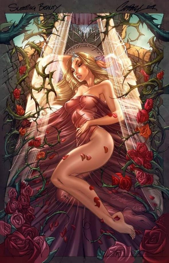 Sexy Fairytale Sleeping Beauty