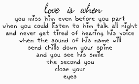 Love is when...