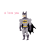 I love you Batman kiss