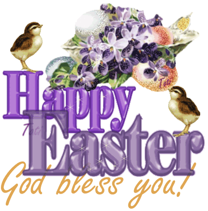 Happy Easter: God bless you!