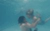Kissing under the water