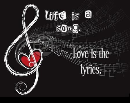 Life is a song. Love is the Lyrics.