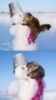 LOL cat: I Love The Snowman :)