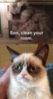 LOLCat: Son, clean your room.