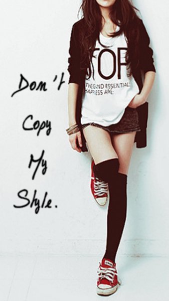 Don't copy my style