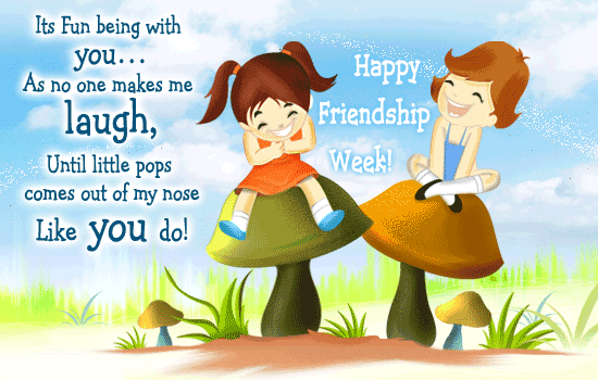 Happy Friendship Week!