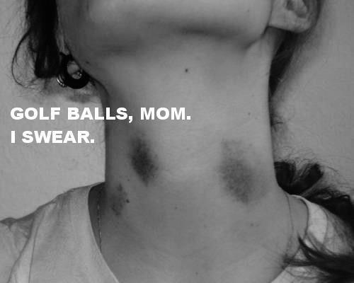 Golf balls, mom.I swear.