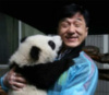 Jackie Chan with Panda
