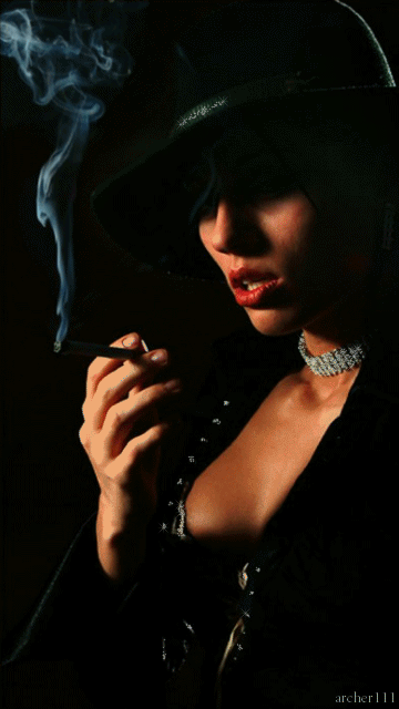 Smoking sexy girl