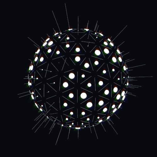 Animated geometric picture
