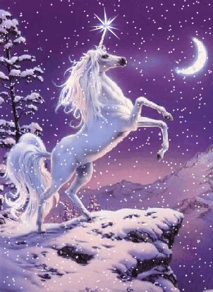 Winter Unicorn :: Fantasy :: MyNiceProfile.com