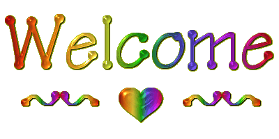 Welcome--Rainbow Heart