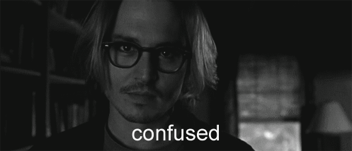 Johnny Depp: confused