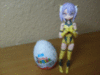 Anime girl with Kinder Surprise