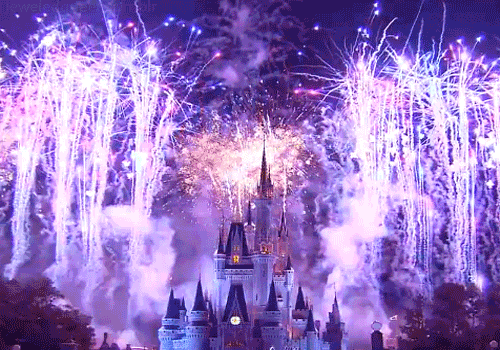 Fireworks in Disney Land