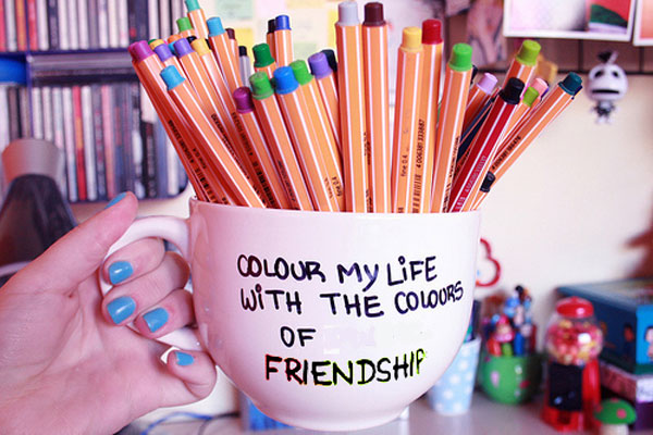 Colour my life with the colours of Friendship