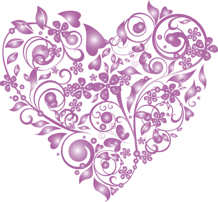 purple valentine clipart - photo #43