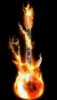 I love ROCK Music--Burning Guitar