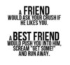 Friends Love Quotes Text