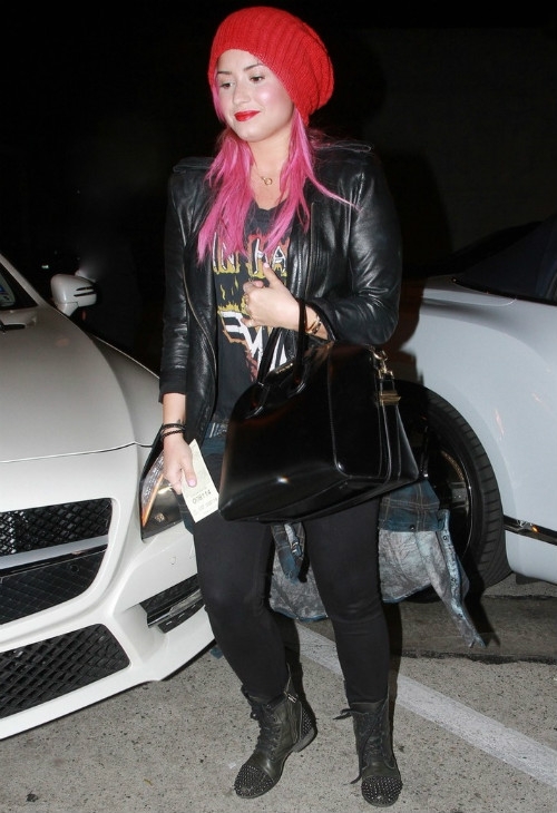 Demi Lovato Pink Hair