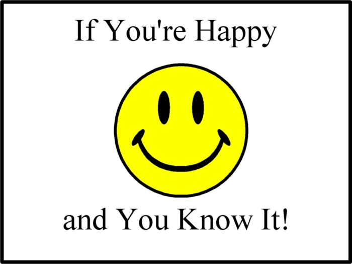 If you're happy and you know it!