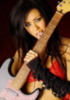 Hot girl with guitar 