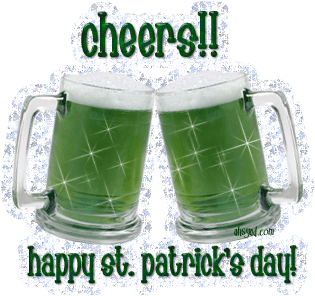 Cheers! Happy St. Patrick's Day!