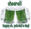 Cheers! Happy St. Patrick's Day!