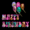 Happy Birthday -- Ballons