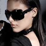 Girl Black Sunglasses