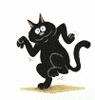 Black Cat Dancing