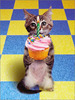 Happy Birthday Cat with cake