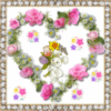 Happy Birthday -- Flower heart