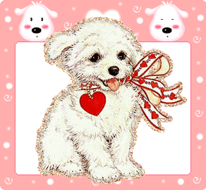 Happy Valentine's Day -- Cute Puppy