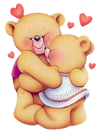 Cute Love Hugs -- Teddy Bears