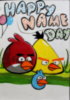Happy Nameday -- Angry Birds