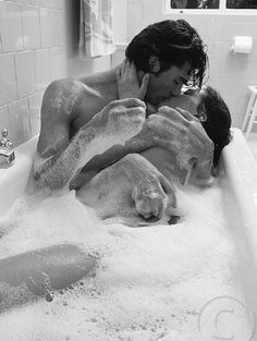 Hot Couple in a Bath