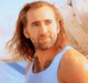 Nicolas Cage Long Hair Wink