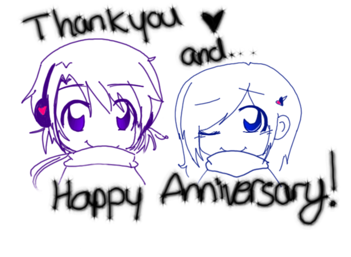 Thank you and...Happy Anniversary!