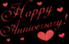 Happy Anniversary! -- Glitter Hearts
