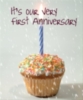 It's our very first Anniversary