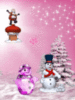 Christmas -- Santa and Snowmen